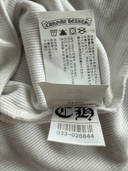 Chrome Hearts White & Black Embroidered Logo Skirt