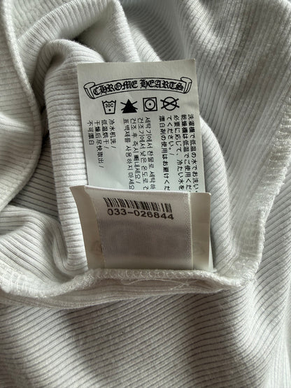 Chrome Hearts White & Black Embroidered Logo Skirt
