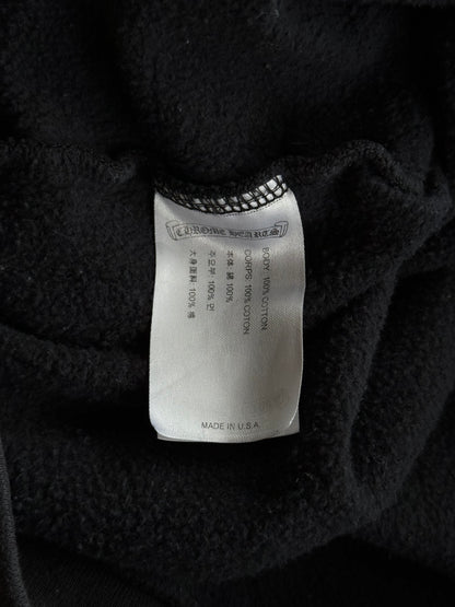 Chrome Hearts Black & White Neck Logo Sweater