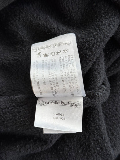 Chrome Hearts Black & White Neck Logo Sweater