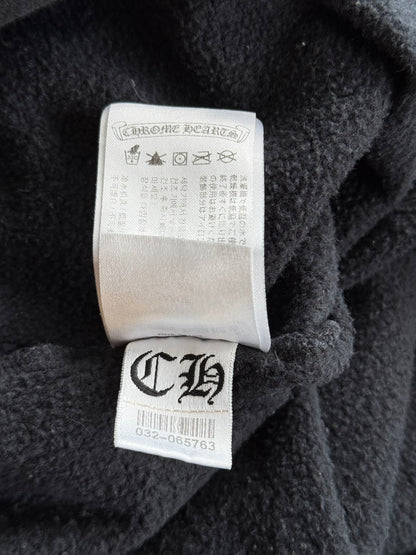 Chrome Hearts Black & White Neck Logo Sweater
