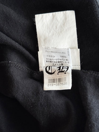 Chrome Hearts Black & Blue Neck Logo T-Shirt