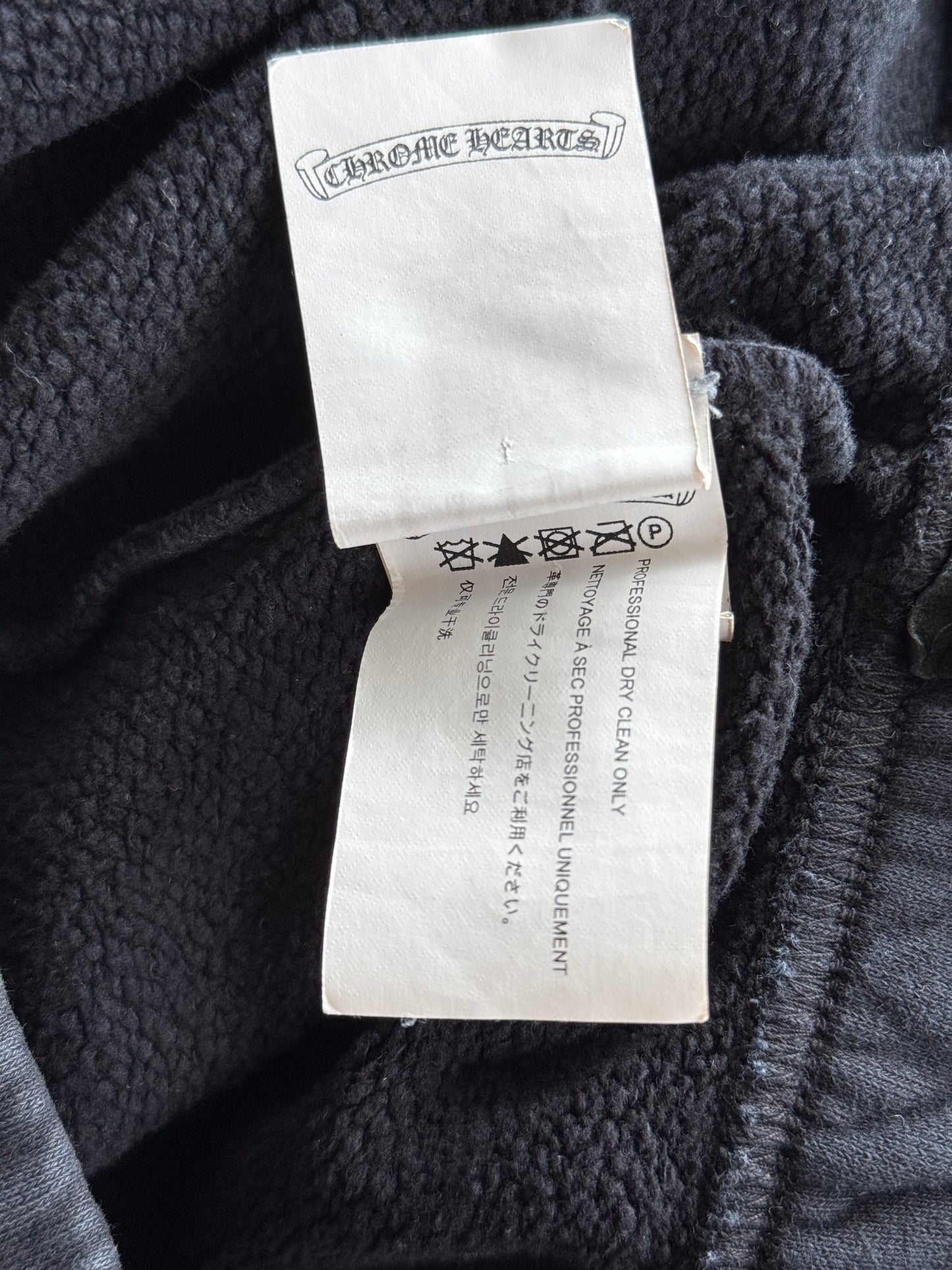 Chrome Hearts Black Triple Cross Patch Shorts