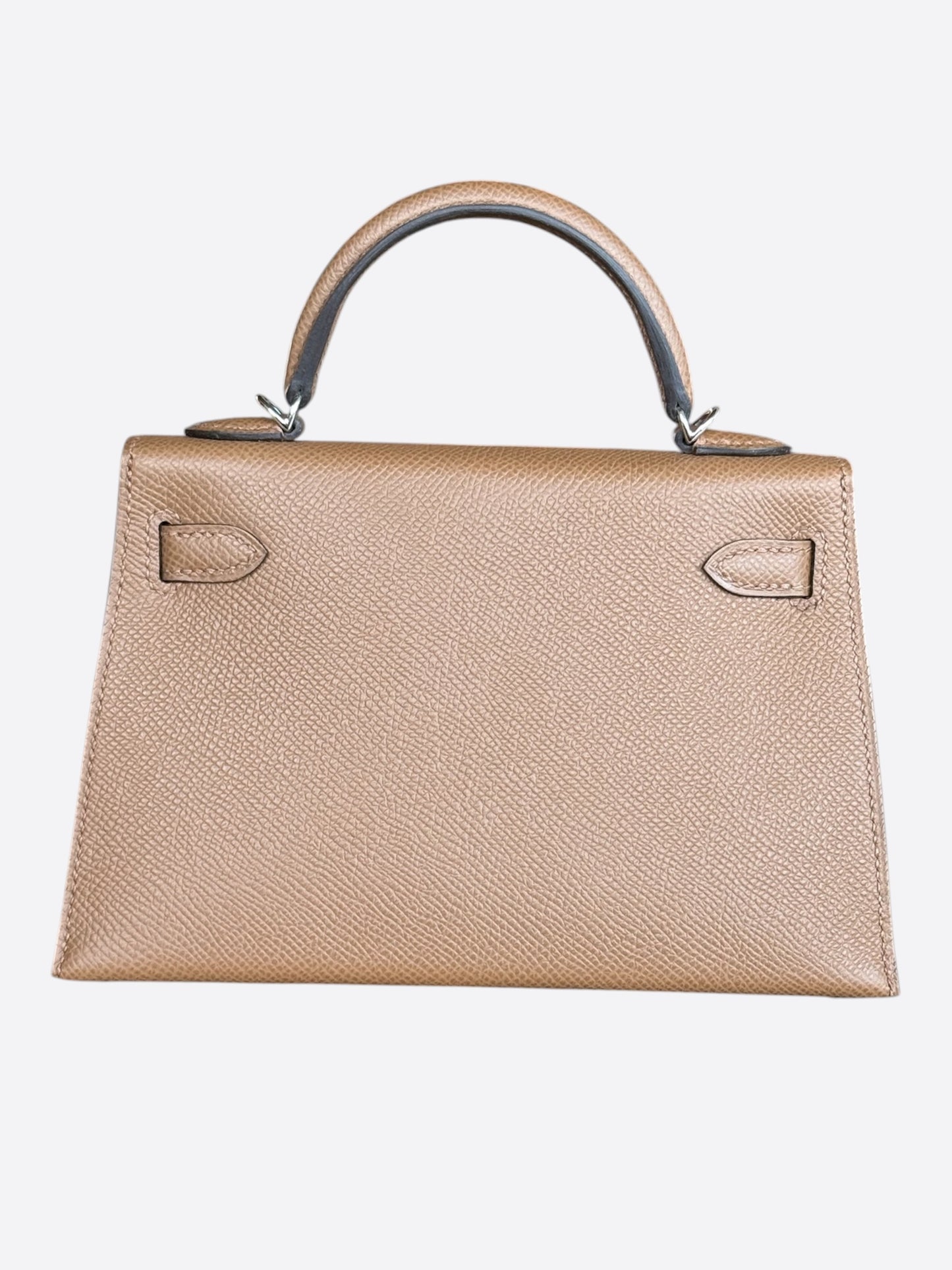 Hermes Gold Epsom & Palladium Hardware Mini Kelly 20