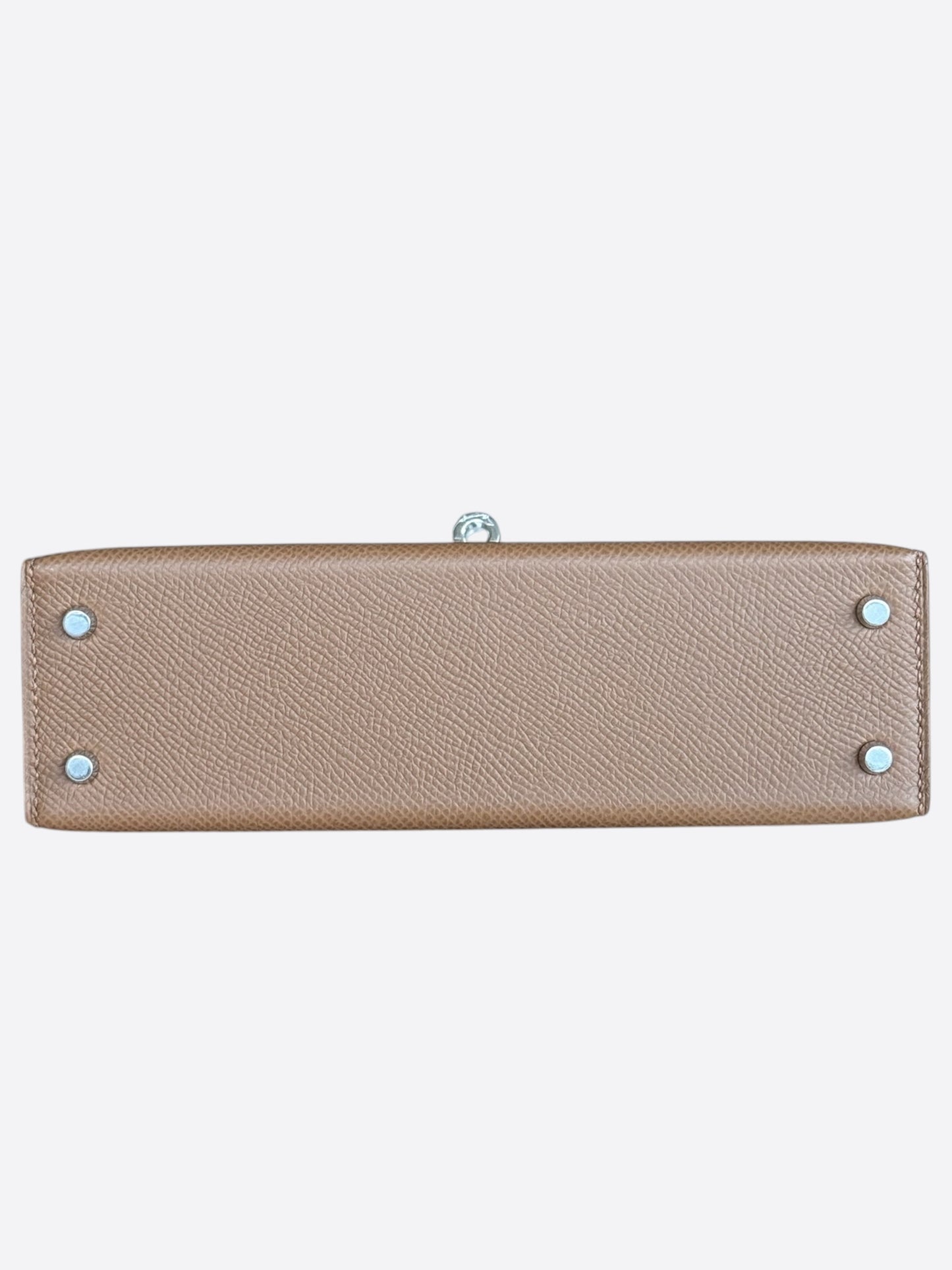 Hermes Gold Epsom & Palladium Hardware Mini Kelly 20