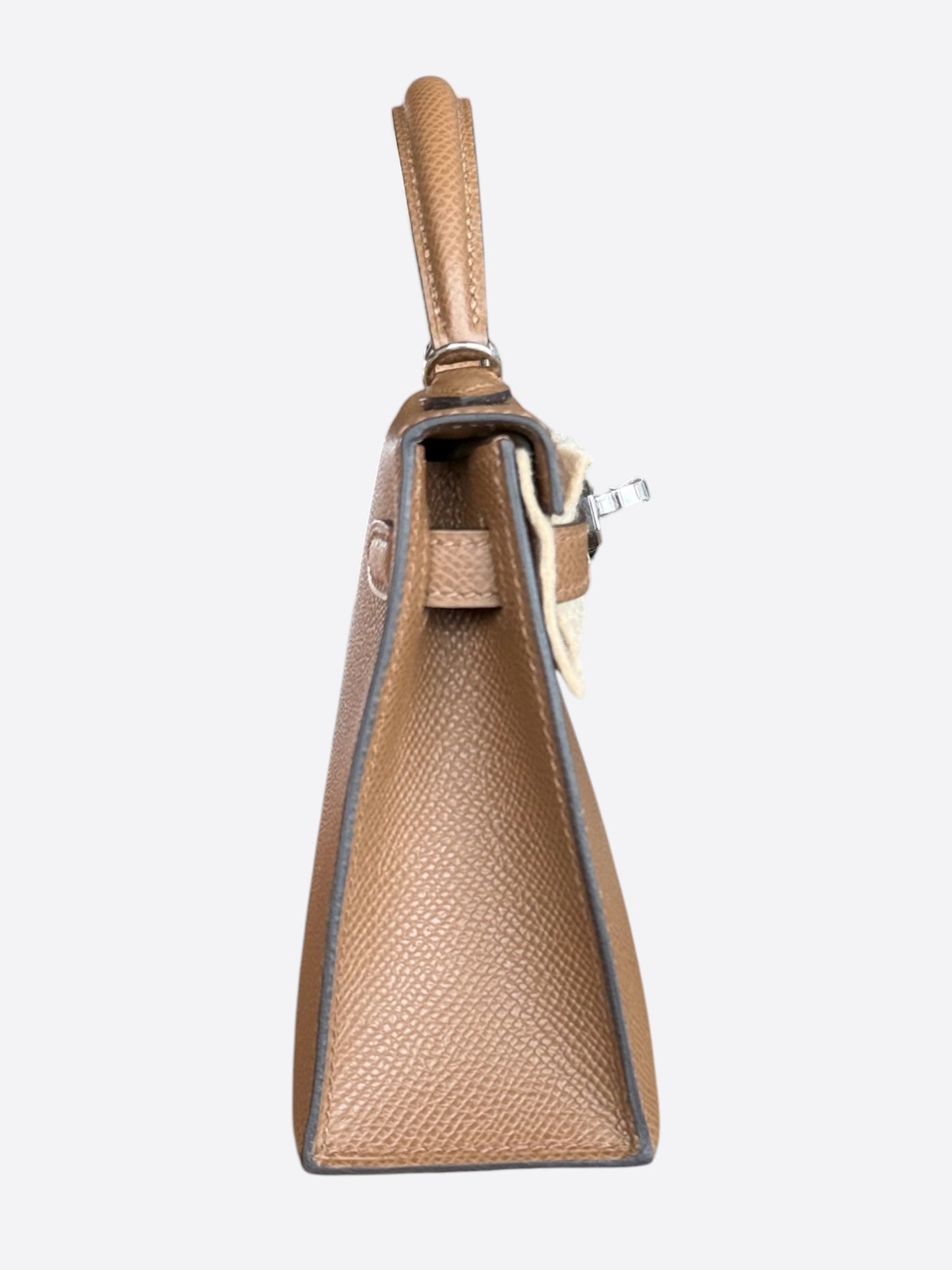 Hermes Gold Epsom & Palladium Hardware Mini Kelly 20