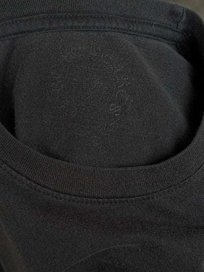 Chrome Hearts Black & White St. Barth Horseshoe Logo T-Shirt