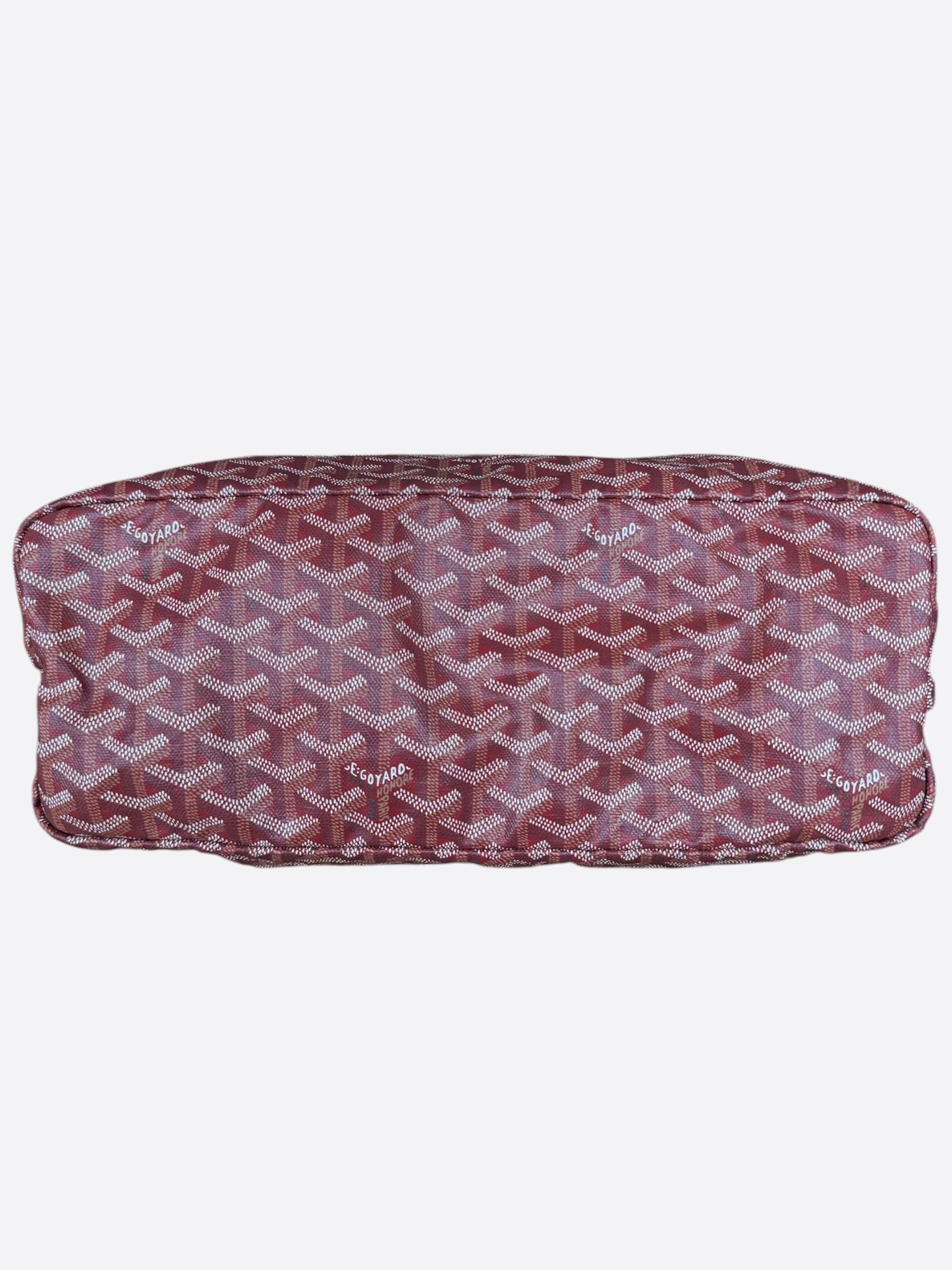Goyard Red Boheme Hobo Tote Bag