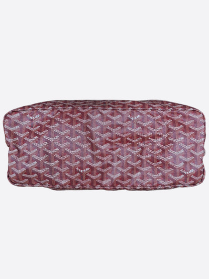 Goyard Red Boheme Hobo Tote Bag