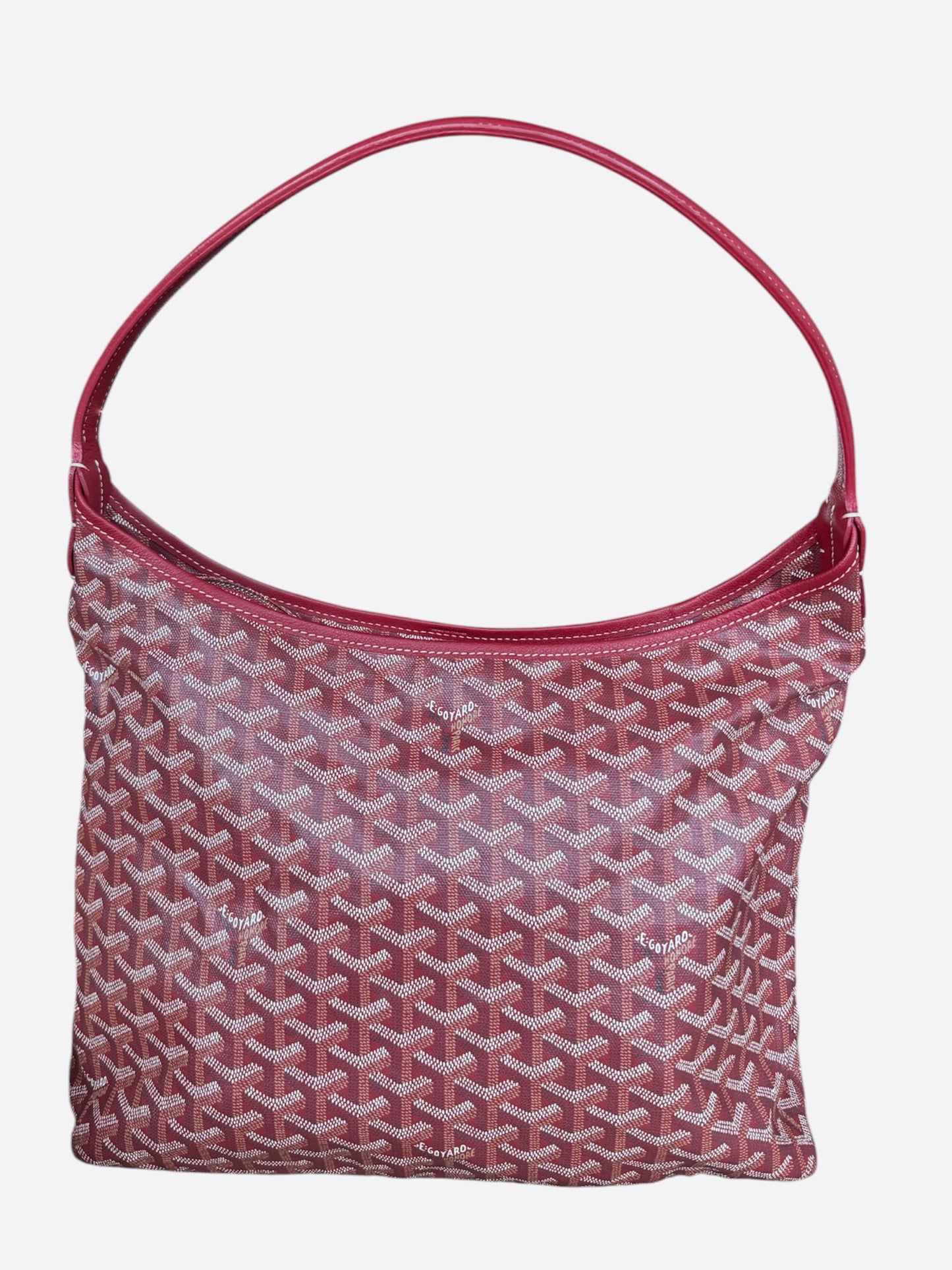 Goyard Red Boheme Hobo Tote Bag