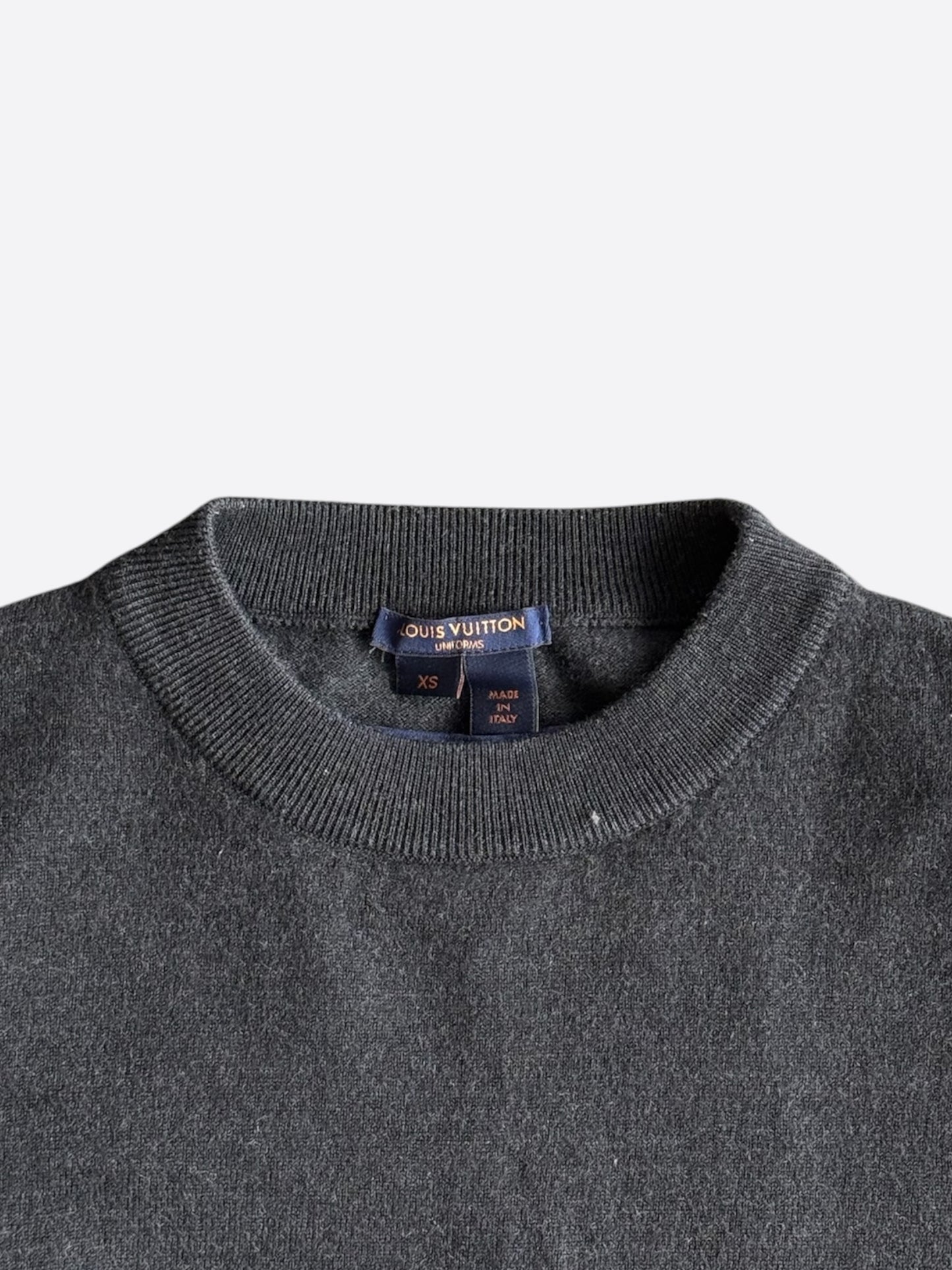 Louis Vuitton Charcoal Grey Employee Sweater