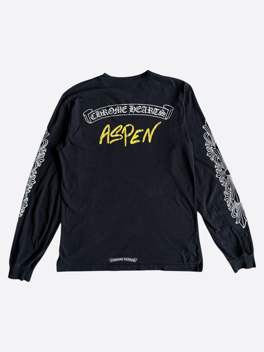 Chrome Hearts Black & White Aspen Exclusive Longsleeve T-Shirt
