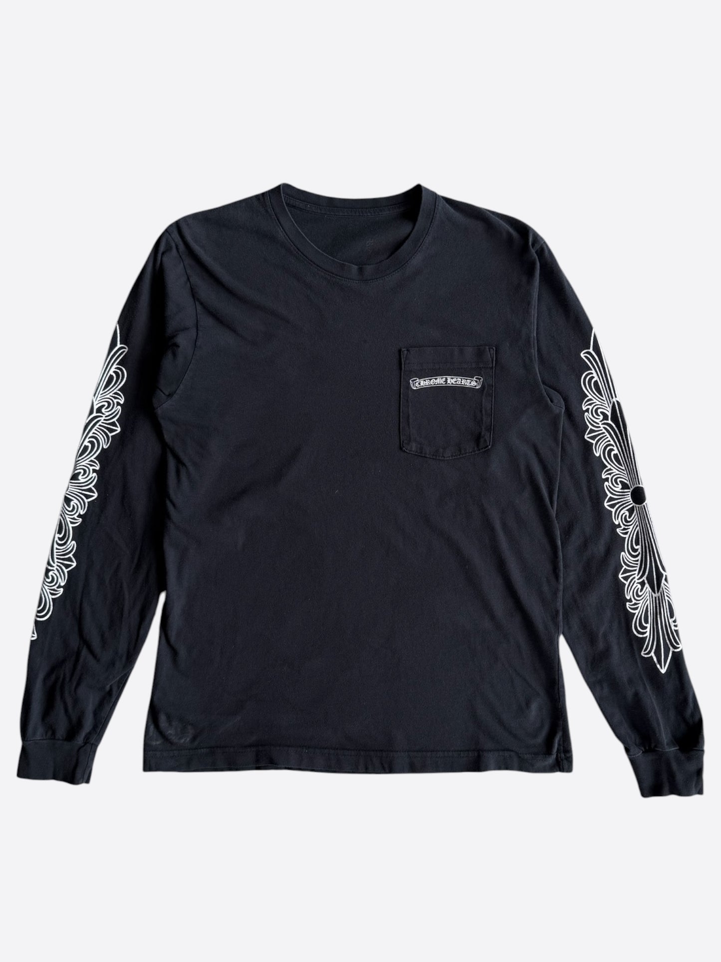 Chrome Hearts Black & White Aspen Exclusive Longsleeve T-Shirt