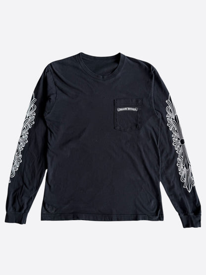 Chrome Hearts Black & White Aspen Exclusive Longsleeve T-Shirt