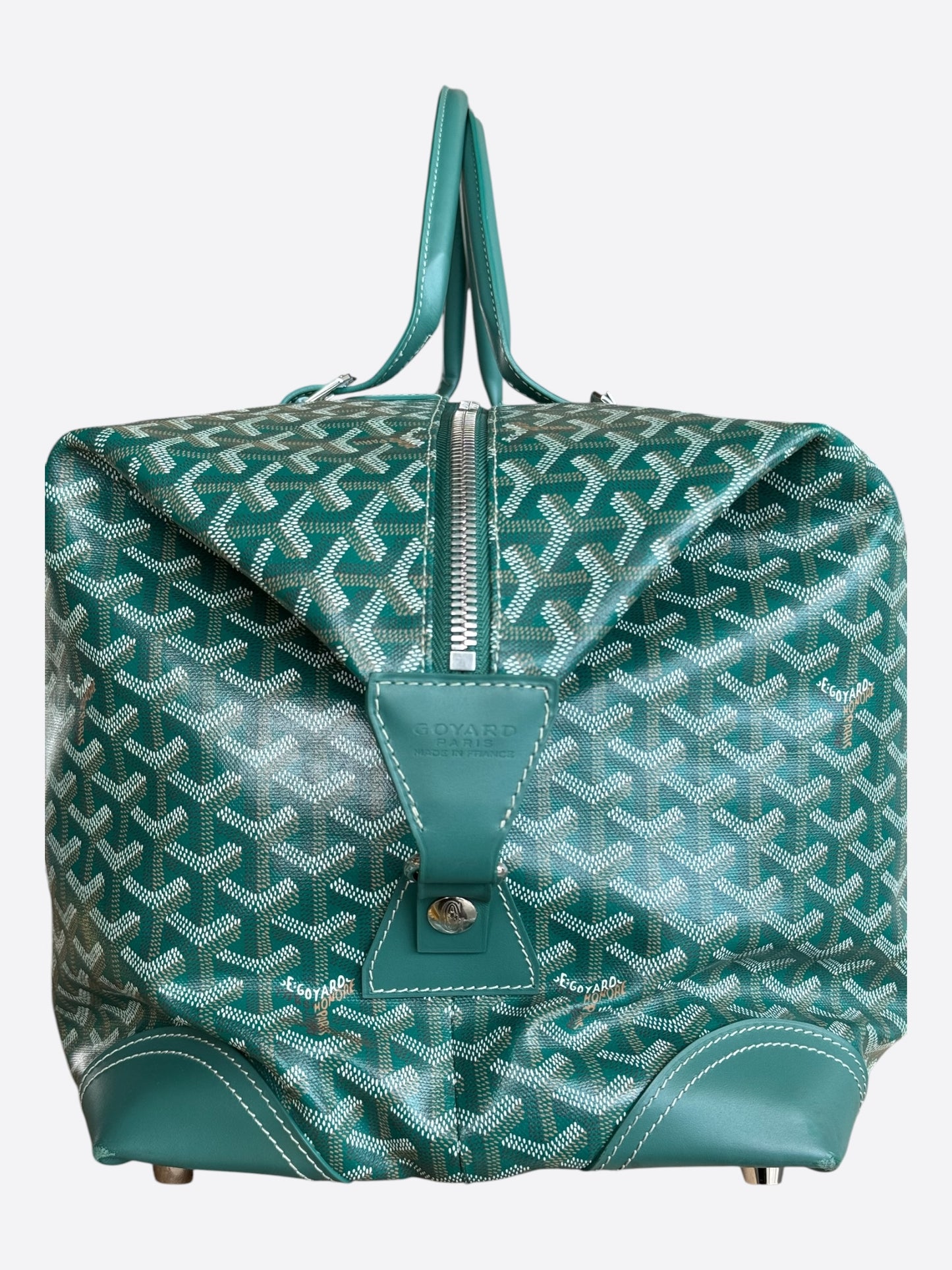 Goyard Green Boeing 55 Duffel Bag
