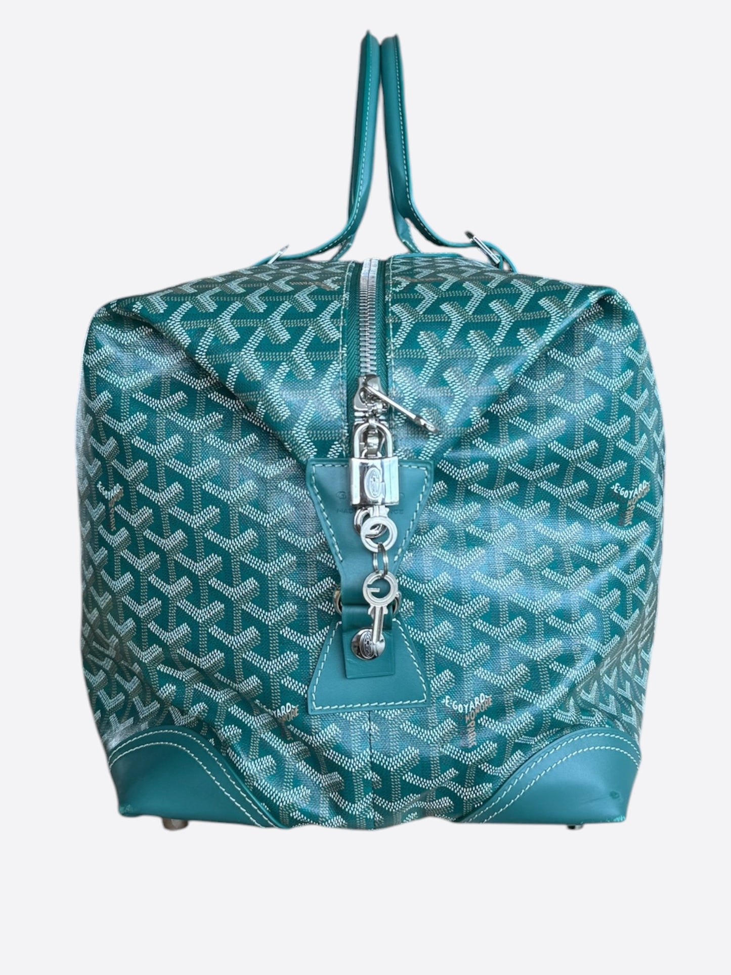 Goyard Green Boeing 55 Duffel Bag