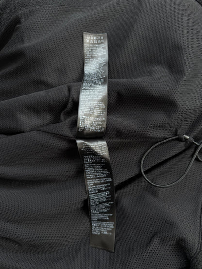 Balenciaga Black & White Embroidered Loop Logo Fleece Jacket