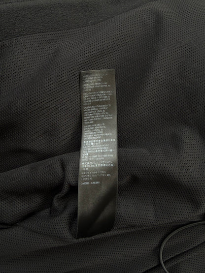 Balenciaga Black & White Embroidered Loop Logo Fleece Jacket