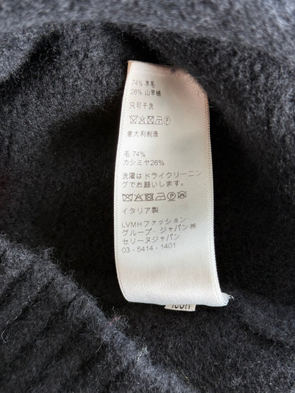 Celine Black Mouth Logo Oversized Knit Sweater