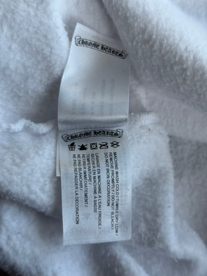 Chrome Hearts White & Black Neck Logo Sweater