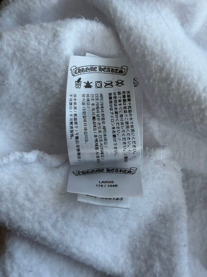 Chrome Hearts White & Black Neck Logo Sweater