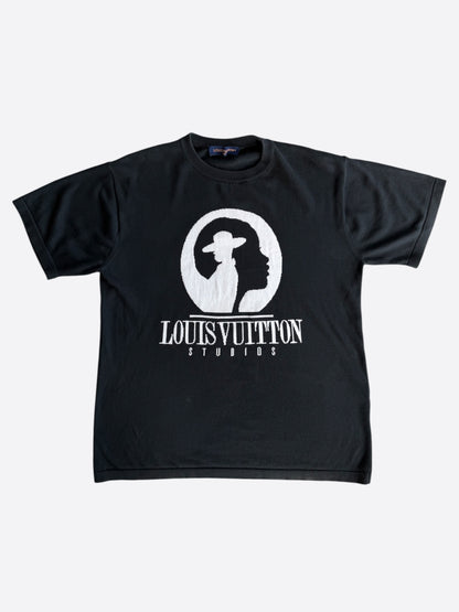Louis Vuitton Black & White Studios Intarsia T-Shirt