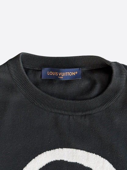 Louis Vuitton Black & White Studios Intarsia T-Shirt