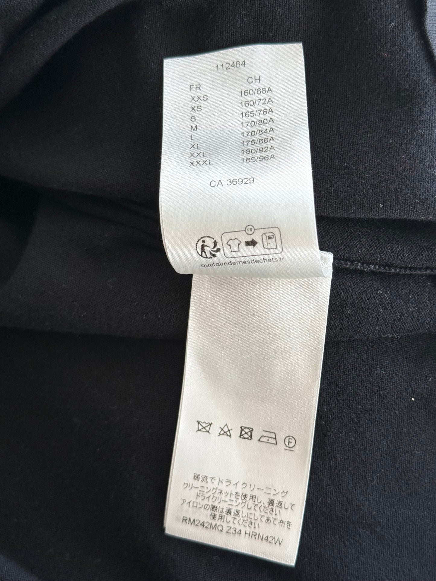 Louis Vuitton Black & White Signature Knit T-Shirt