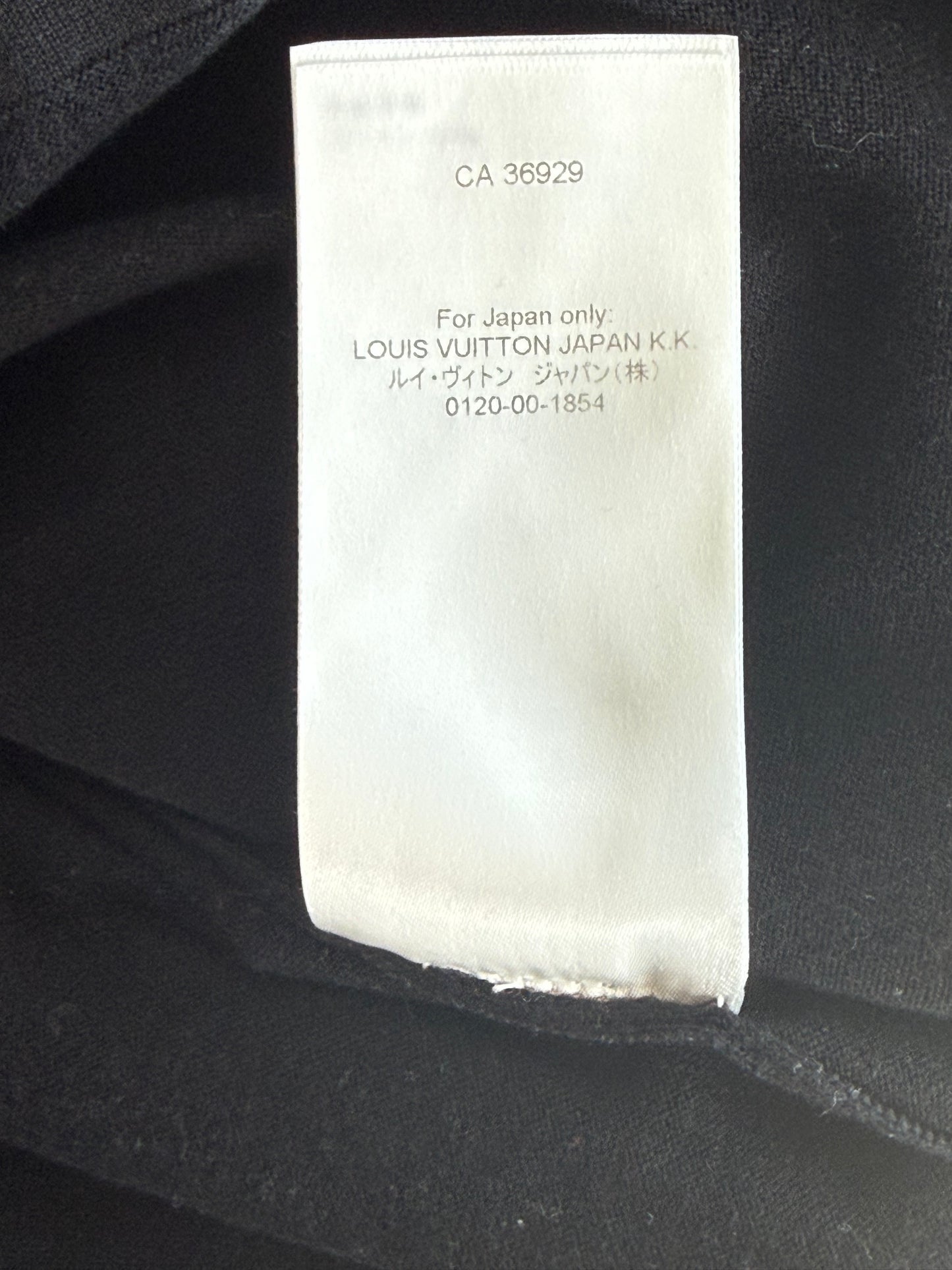 Louis Vuitton Black & White Signature Knit T-Shirt