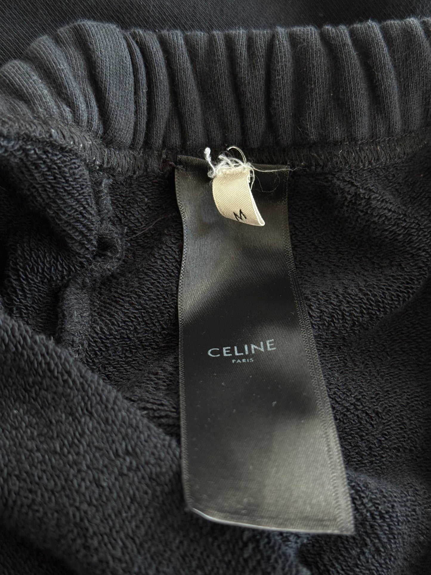Celine Black & White Logo Shorts