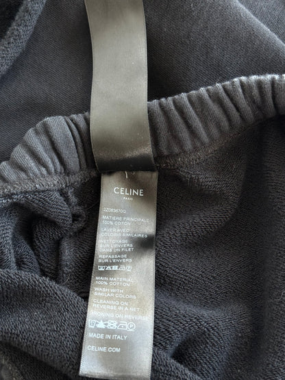 Celine Black & White Logo Shorts