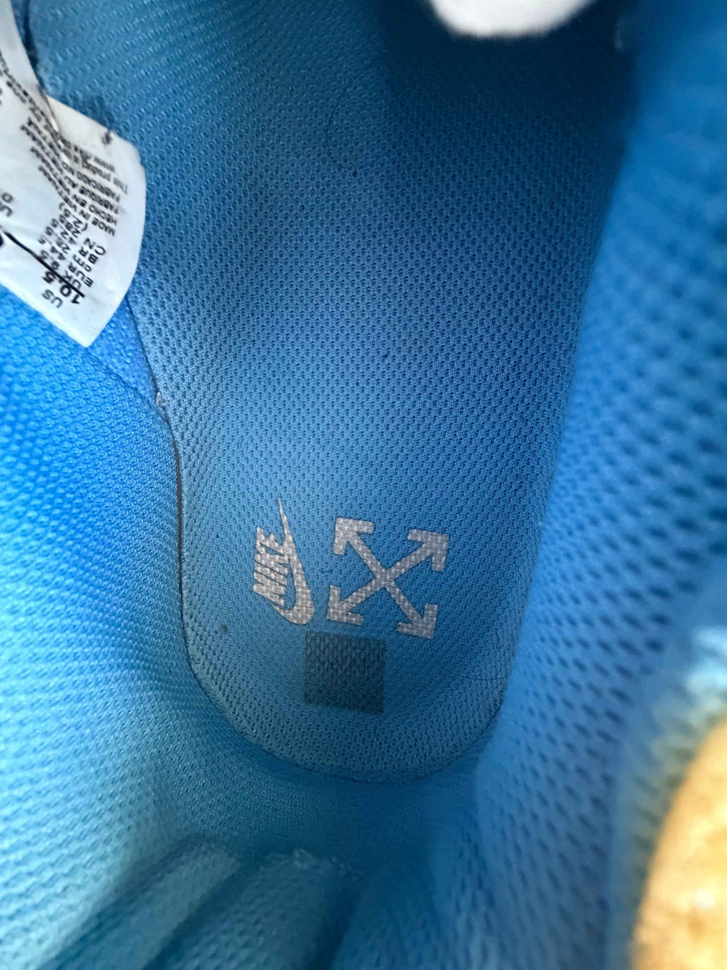 Nike Off-White University Blue MCA Air Force 1