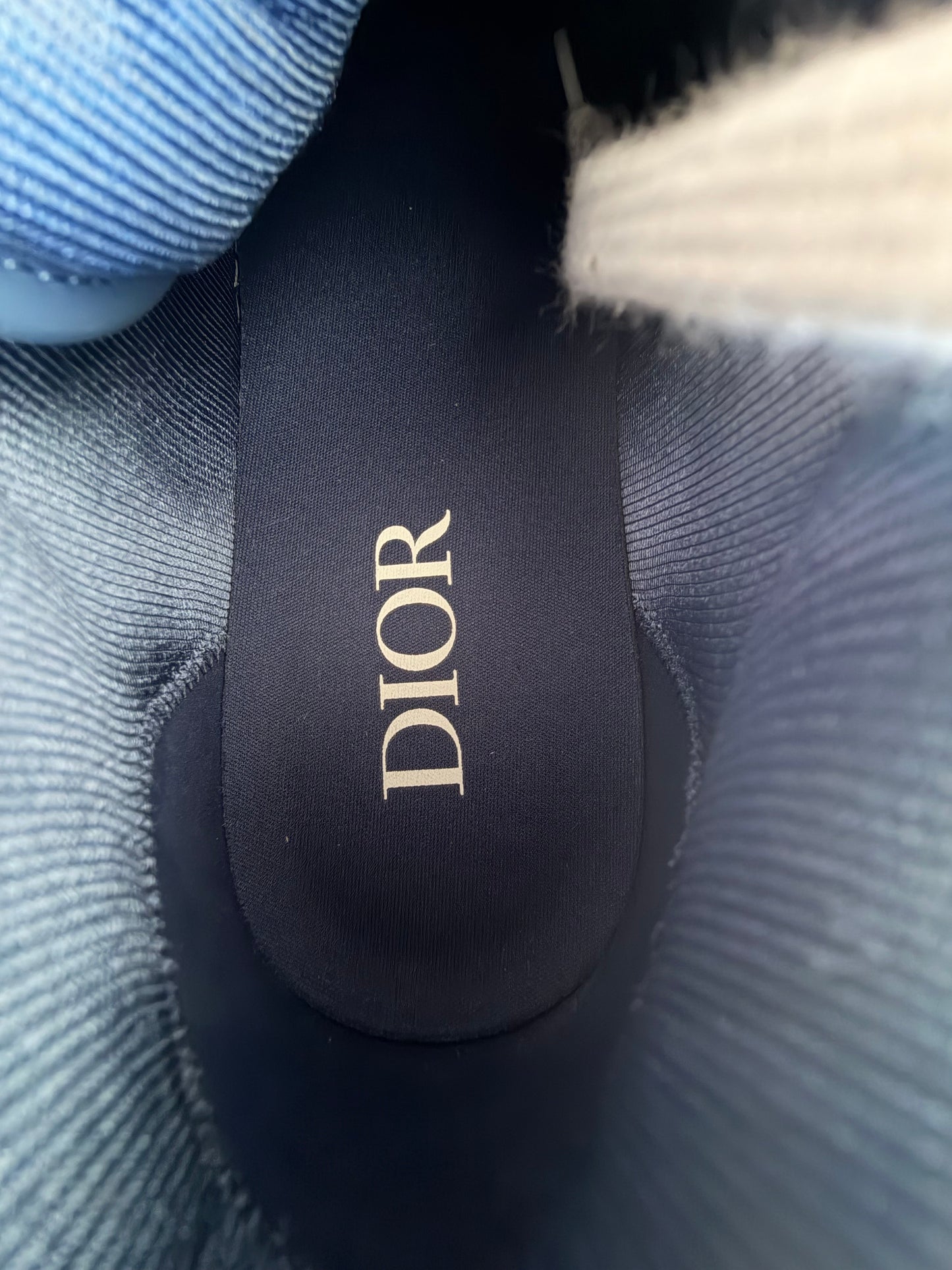 Dior Navy & White Oblique B57 Sneakers