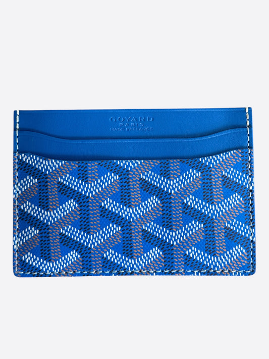 Goyard Blue Saint Sulpice Card Holder