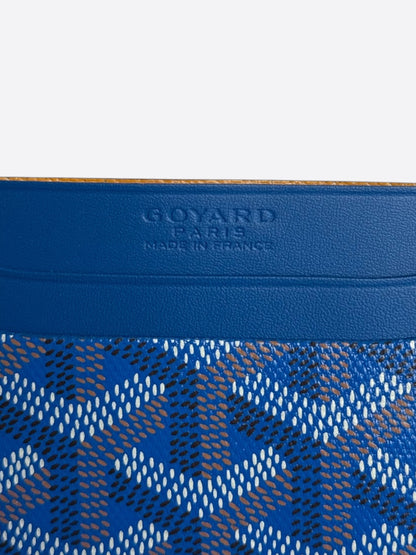 Goyard Blue Saint Sulpice Card Holder