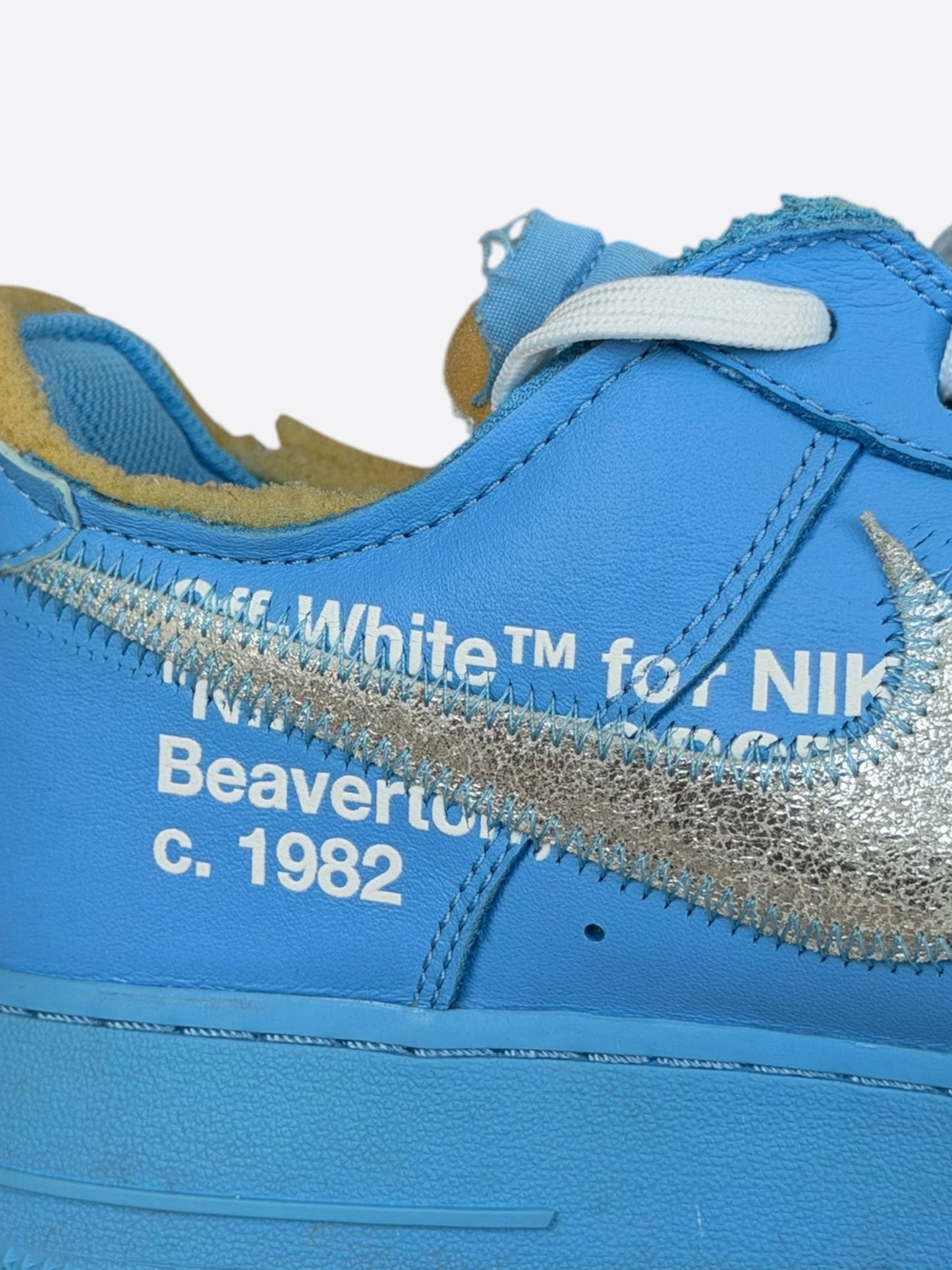 Nike Off-White University Blue MCA Air Force 1