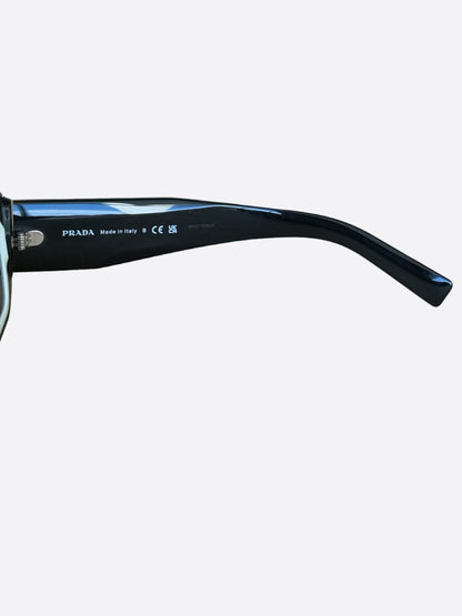 Prada Black & Silver SPR06Y Sunglasses