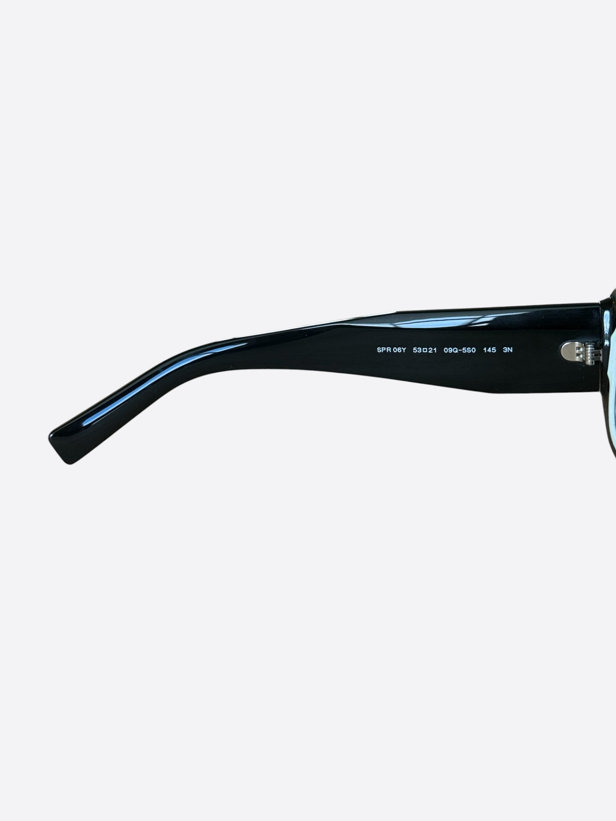 Prada Black & Silver SPR06Y Sunglasses