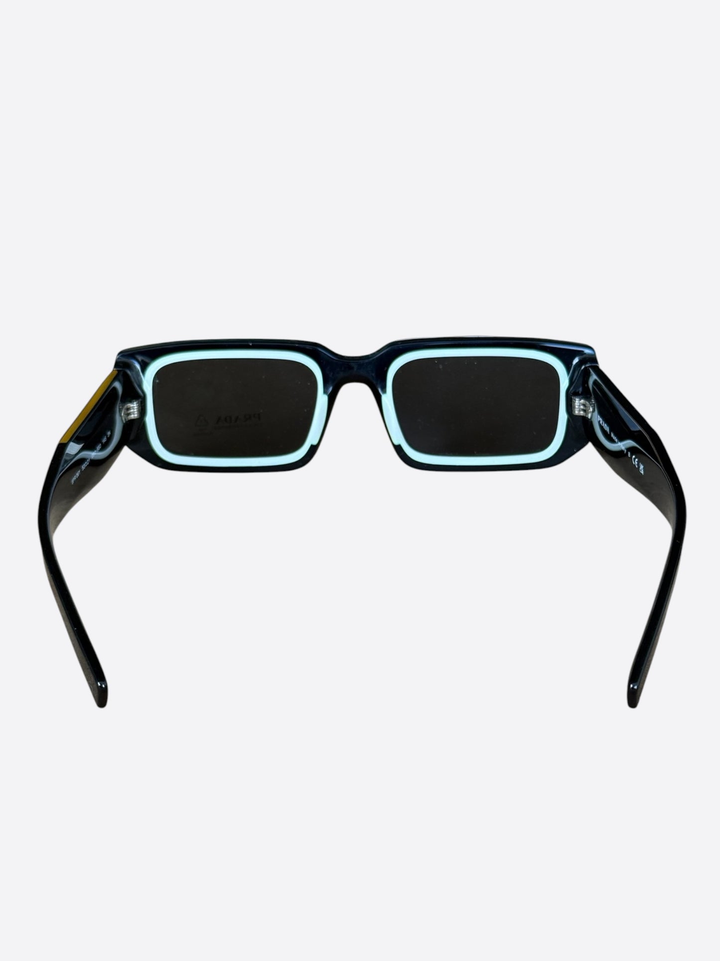 Prada Black & Silver SPR06Y Sunglasses