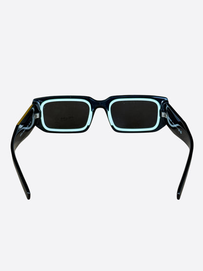 Prada Black & Silver SPR06Y Sunglasses
