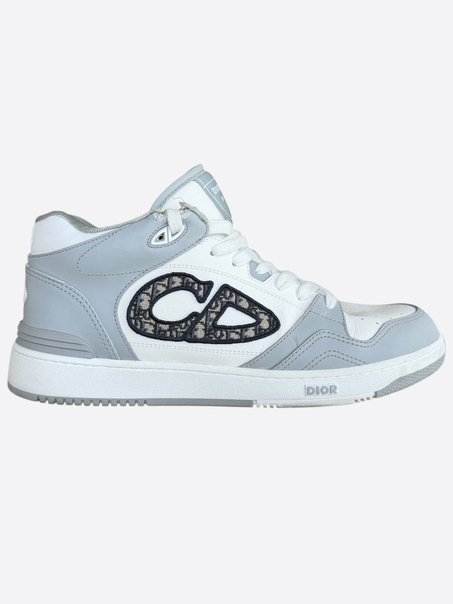 Dior Grey & White Oblique B57 Sneakers