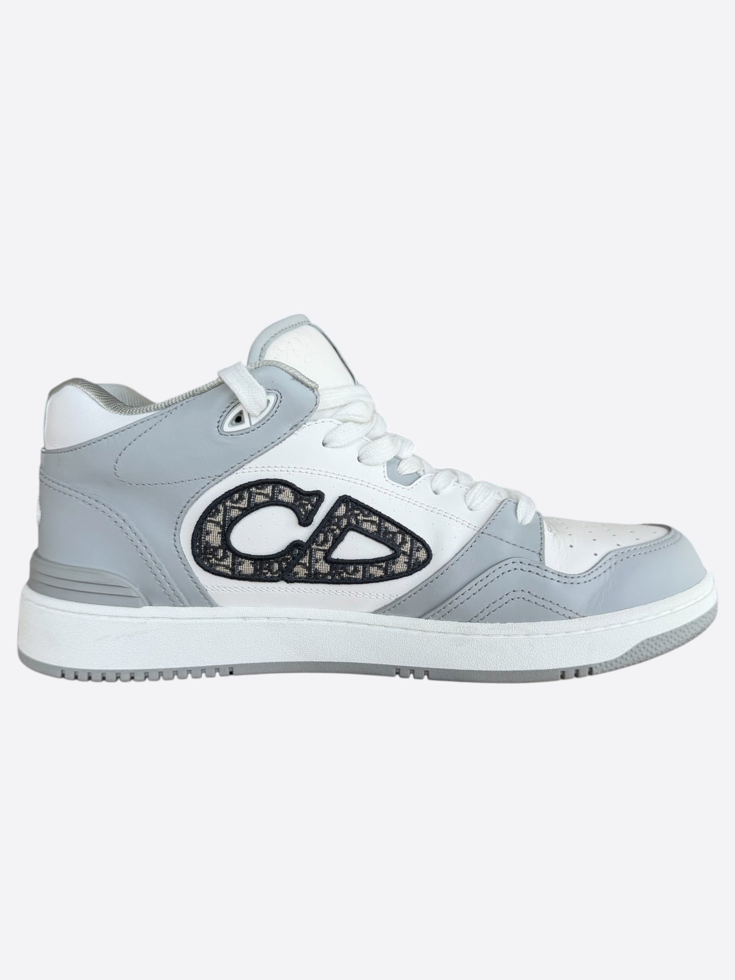 Dior Grey & White Oblique B57 Sneakers
