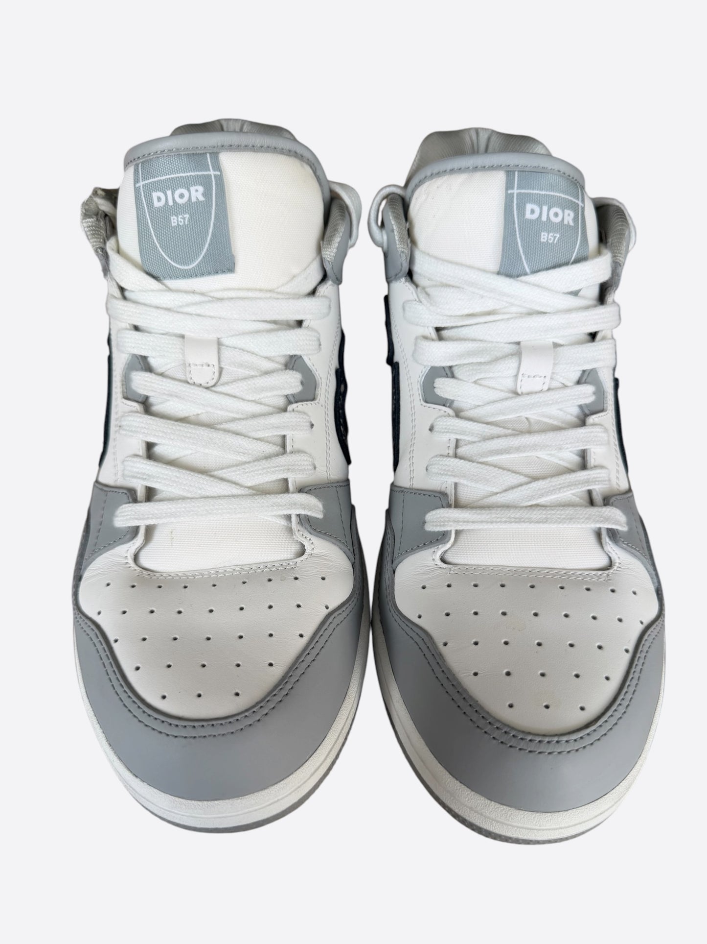 Dior Grey & White Oblique B57 Sneakers