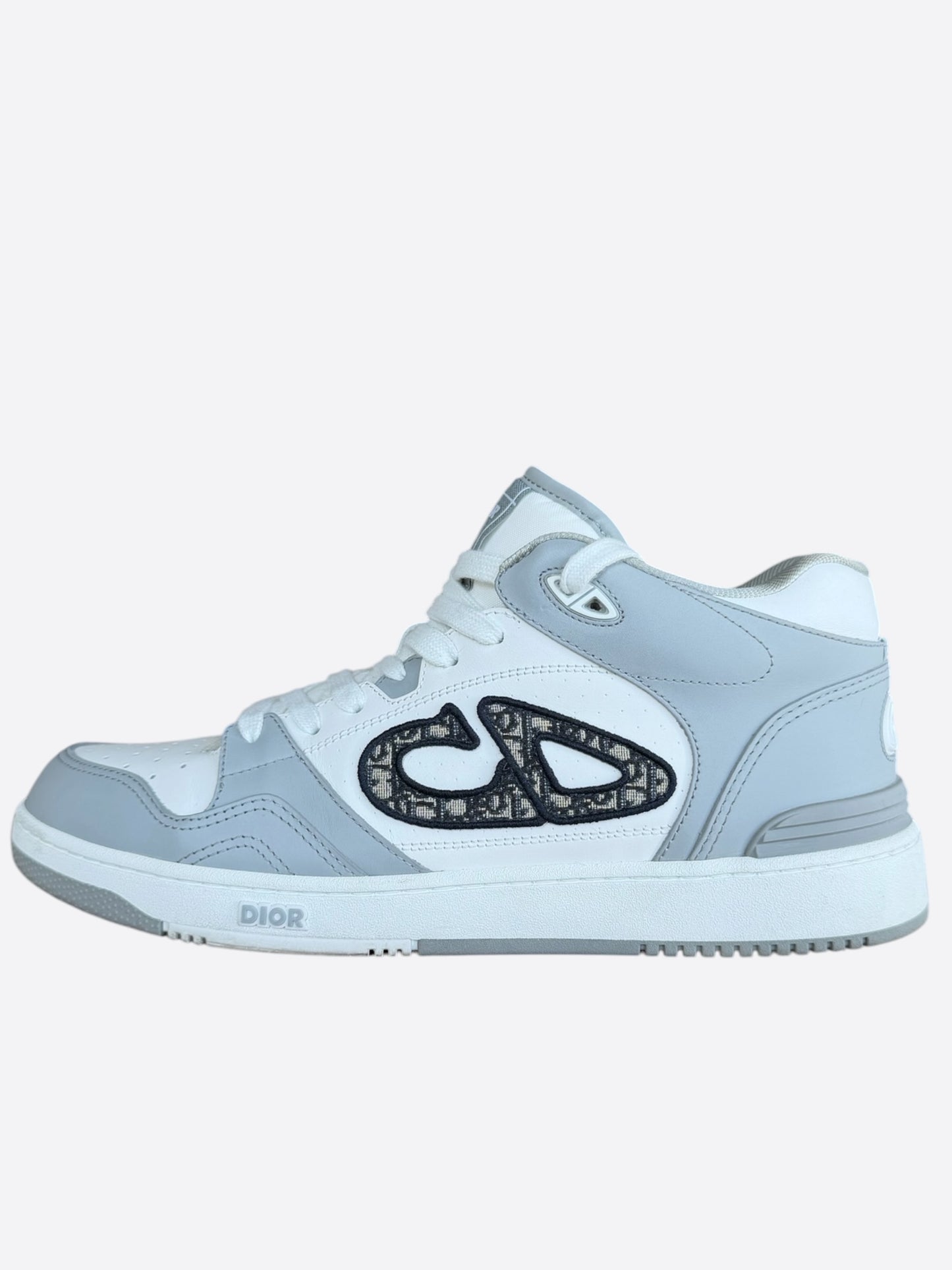 Dior Grey & White Oblique B57 Sneakers