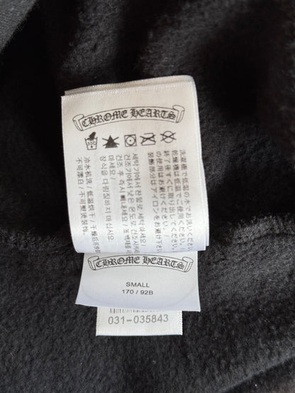 Chrome Hearts Black & White T-Bar Logo Hoodie