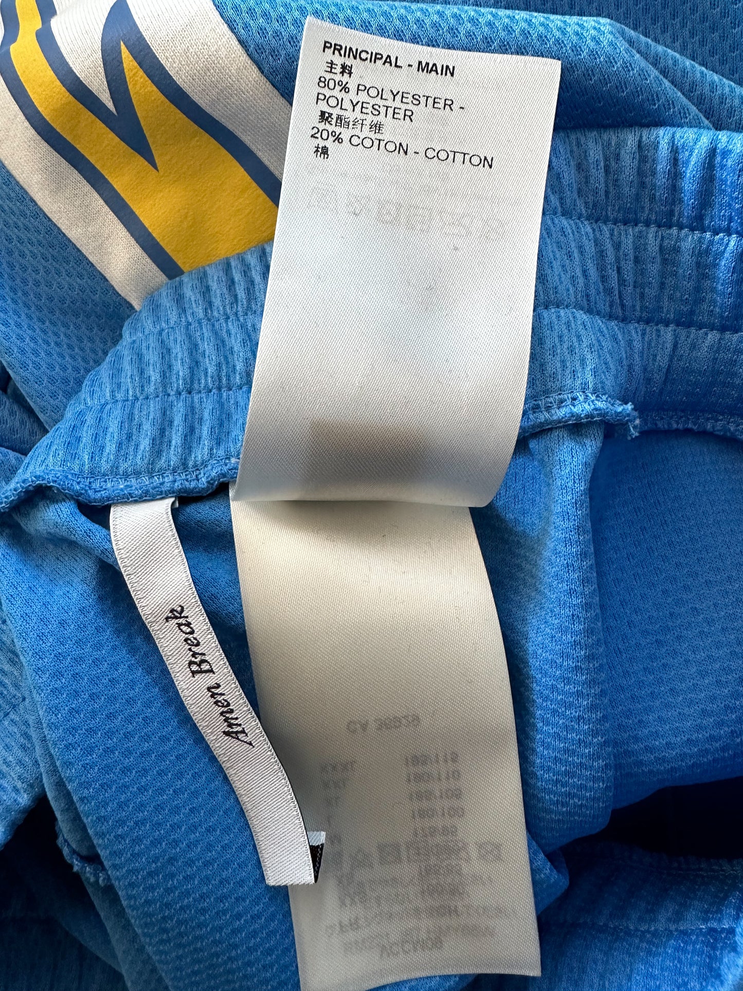 Louis Vuitton Blue Lightning Logo Shorts