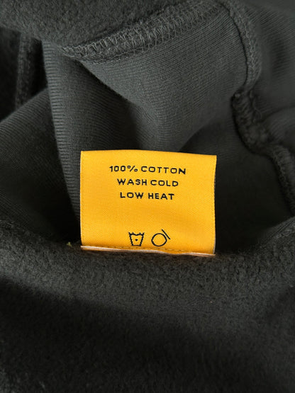 Gallery Dept Washed Black & Yellow Dept Logo Hoodie