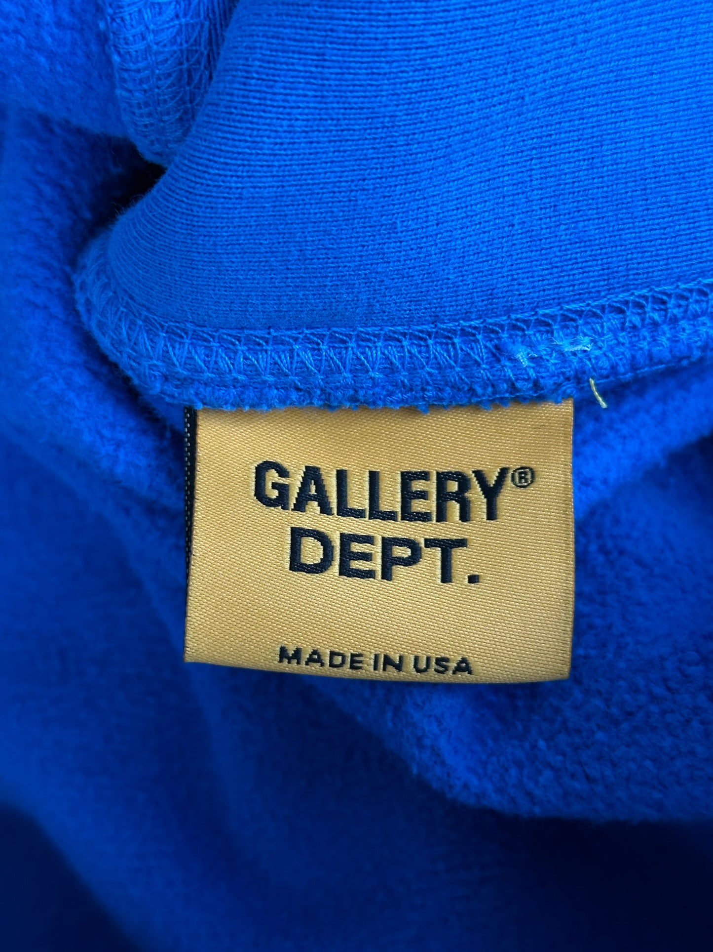 Gallery Dept Blue Boxing Gloves Logo Hoodie