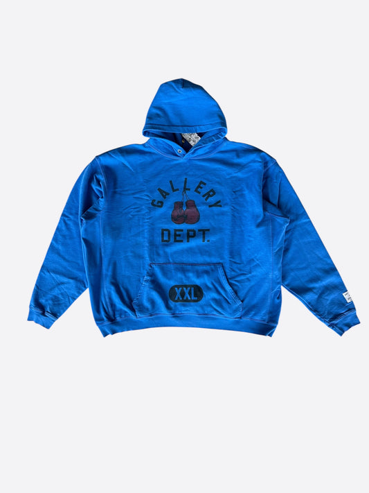 Gallery Dept Blue Boxing Gloves Logo Hoodie