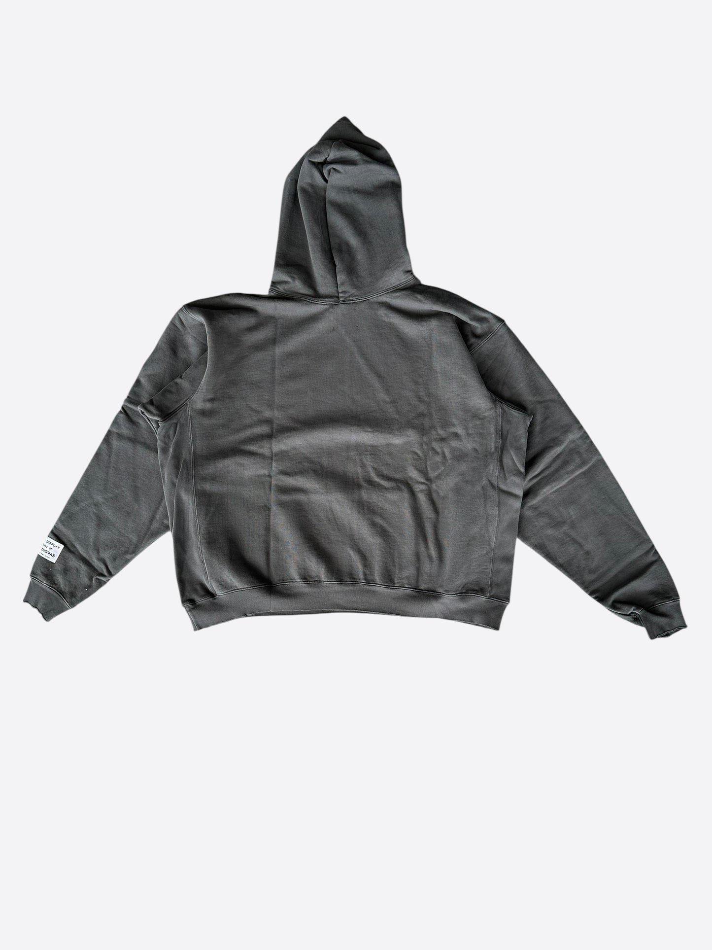 Gallery Dept Washed Black & Yellow Dept Logo Hoodie